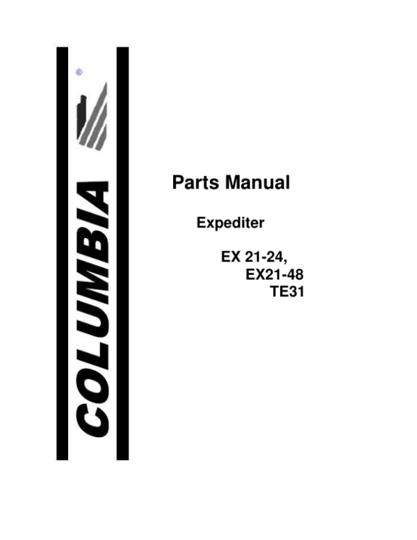 CPC Parts EX21 Rev31 Manual