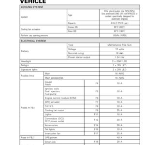 SSV 2018 Vehicle Specifications (MAVERICK X3 X rc) Shop Supp 219100903 020 Manual