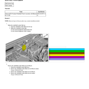 Windshield Washer Reservoir G2225201 Manual