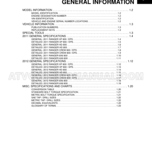 ranger xp 800 2011 polaris Manual