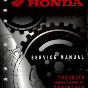 2007]Honda Rancher 400 Repair Manual