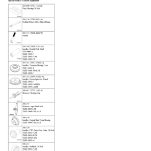 Transfer Case G2202254 Manual