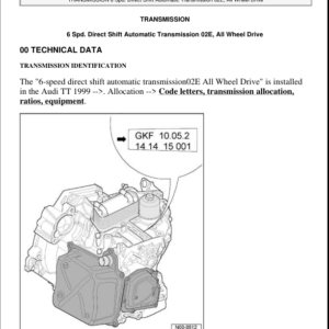 DIRECT SHIFT AUTO TRANSMISSION Manual