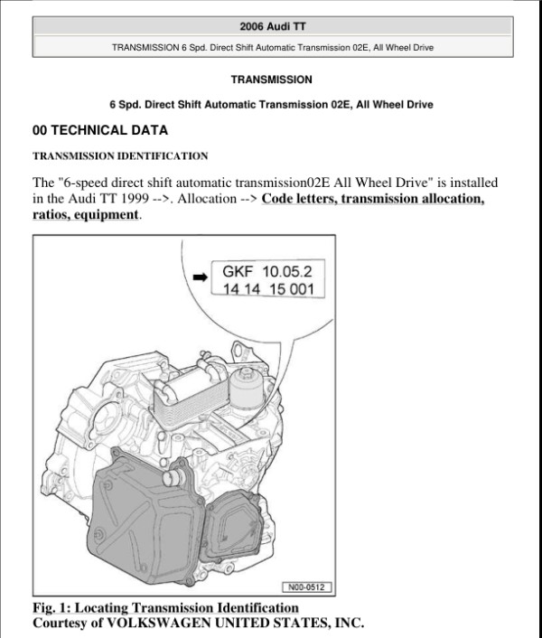 DIRECT SHIFT AUTO TRANSMISSION Manual