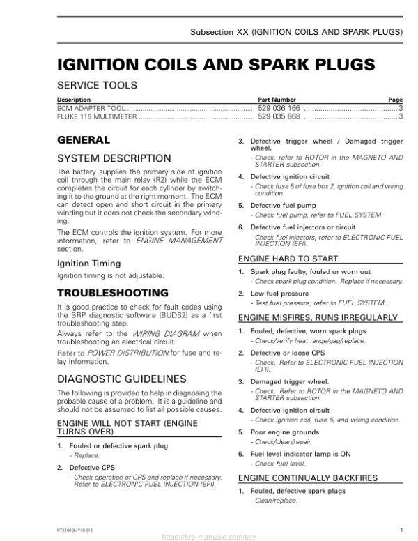 SSV 2018 Ignition Maverick Trail RTX1000MY18 013 Manual