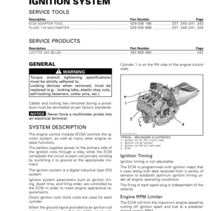 ROADSTER Ignition System (RT SUPPLEMENT) Shop 03aAePAAU SM61Y015S10 en Manual