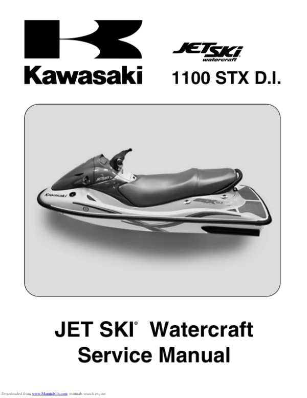 Kawasaki 1100 STX D.I. [en] Manual