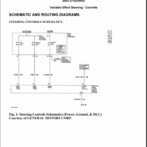 2003 VARIABLE STEERING Manual