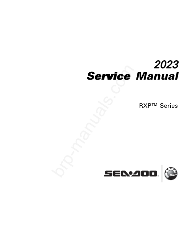 MY23 PWC RXP Series Manual