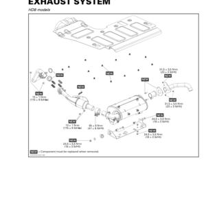 SSV MY20 Exhaust HD8 HD10 (Defender suppl.) 219101010 012 en Manual