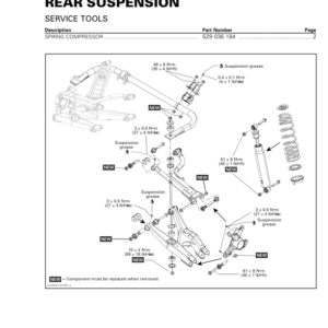 SSV Rear Suspension (Traxter) Shop tmr2016 143 Manual