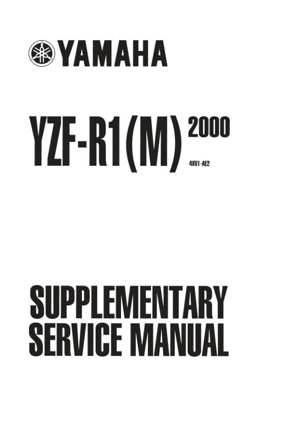 1998-2001 R1 Manual