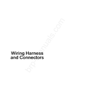 Wiring Harness and Connectors Manual