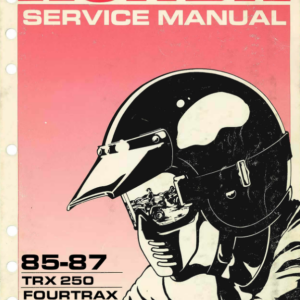 1985-1987 Fourtrax 250 Manual