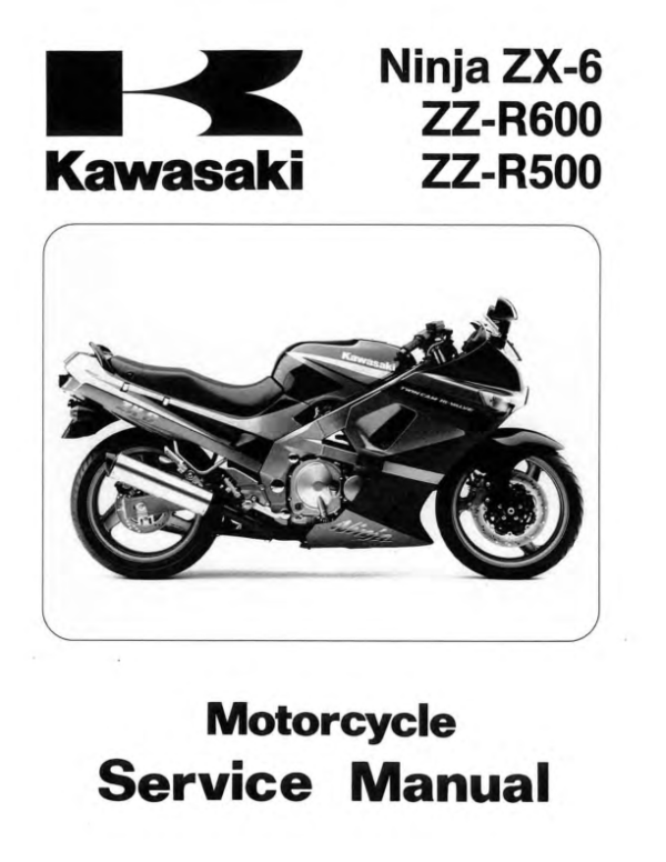 Kawasaki ZX6 ZZR600 90 97 Manual