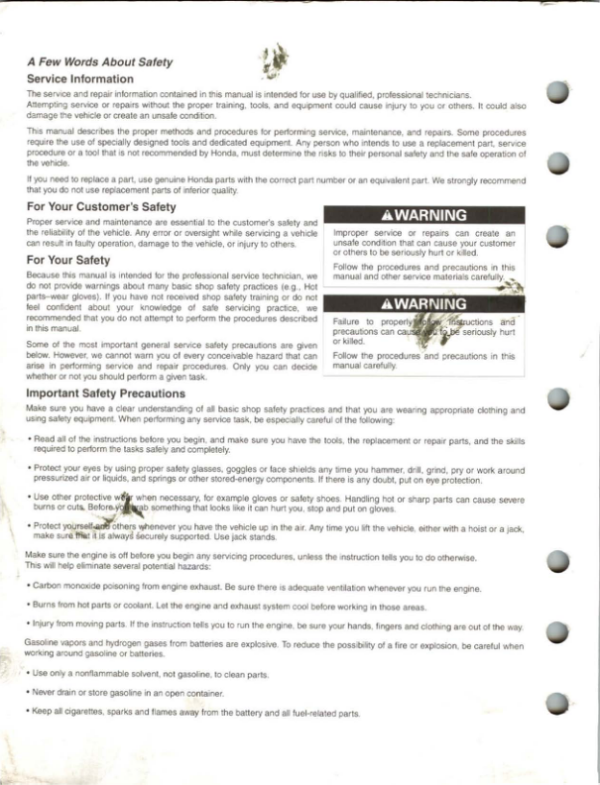 Rancher [2004 2007]Honda 400 Repair pdf Manual - Image 2