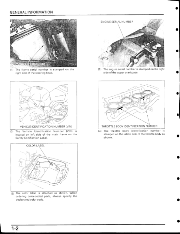 Honda CBR929RR Manual - Image 2