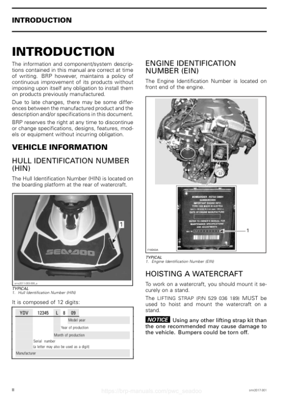 2017 SeaDoo GTI GTR GTS WAKE 155 pdf Manual - Image 2