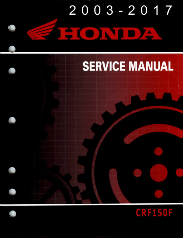 2003-2017 Honda 19329278 Crf150f pdf Manual