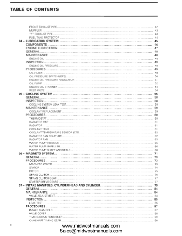 2007-2008 Can Am Outlander Renegade Manual - Image 3