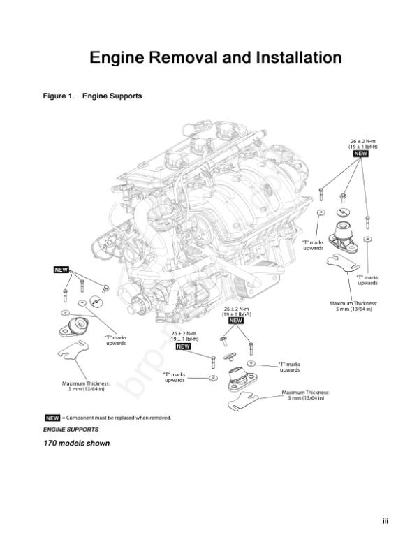 Engine Removal and Installation 1630 ACE Manual - Image 3