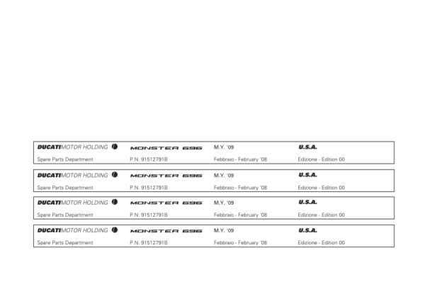 Ducati Monster 696 Manual - Image 3