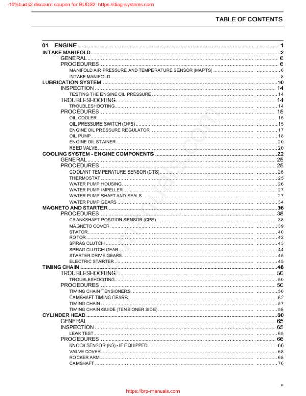 2022 ATV V TWIN ENGINES Shop SM51Y022 en Manual - Image 3