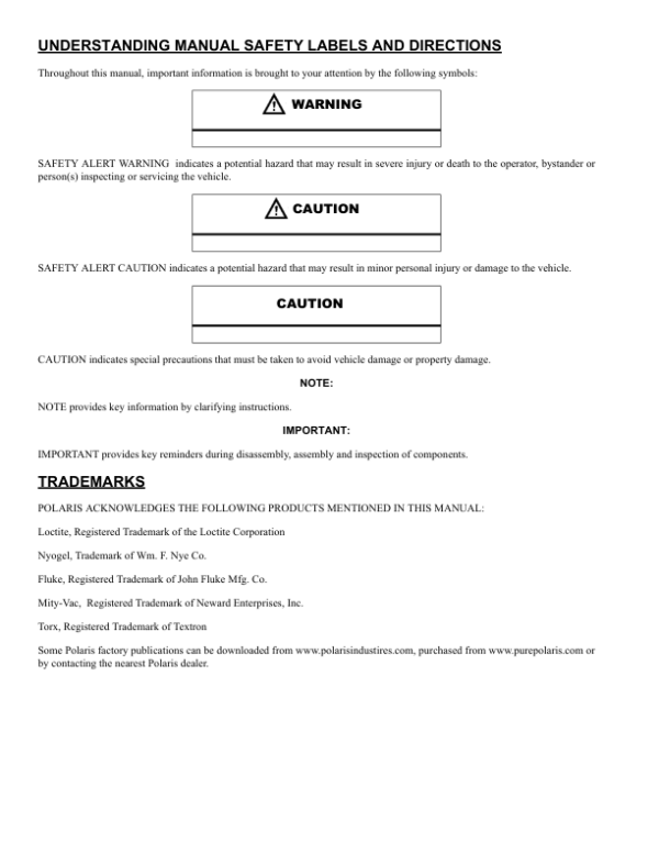 2007 polaris phoenix sawtooth pdf Manual - Image 2