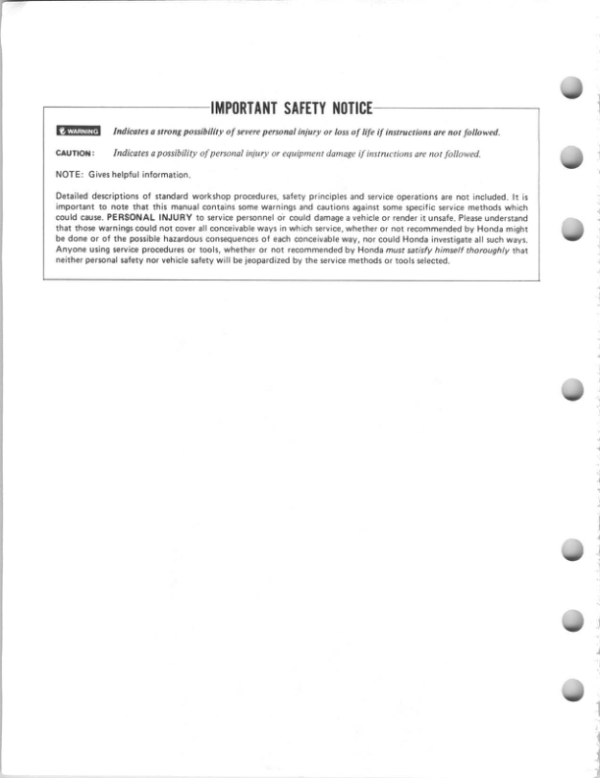 Trx [1985 1986]Honda 125 Repair pdf Manual - Image 2