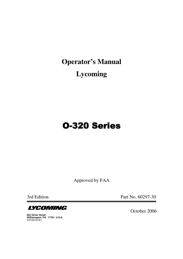 O 320%20Operator%20Manual%2060297 30 Manual