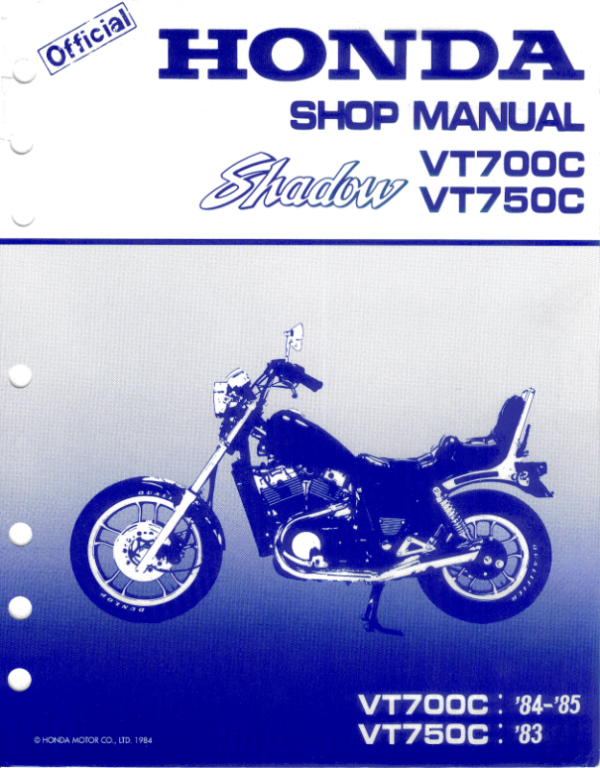 vt750c Manual