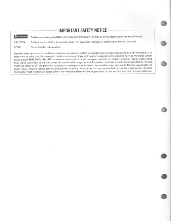 1985-1987 ATC250ES Manual - Image 2