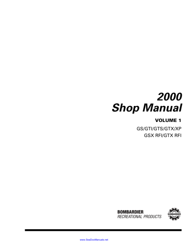 2000 seadoo shop 1 Manual - Image 2