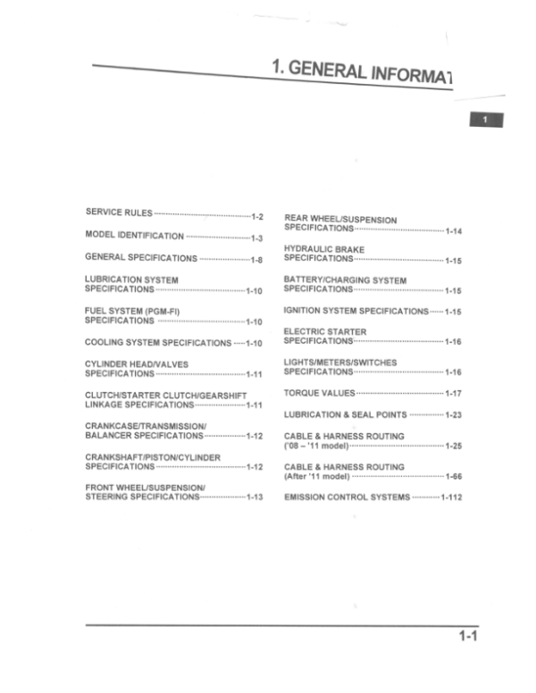 2008-2014 CBR1000RR Manual