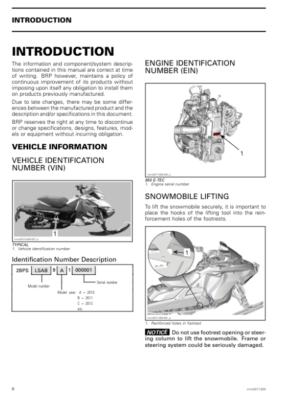 2018 REV G4 Series 600R E TEC Manual - Image 2