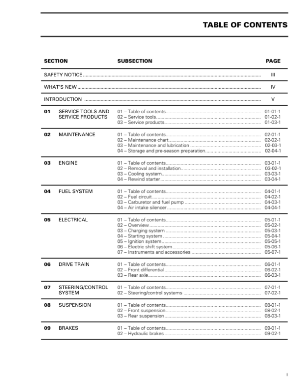 1999-2000 Bombardier Traxter pdf Manual