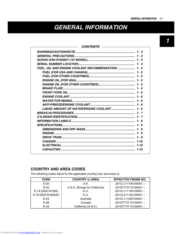 2007 gsxr1000 Manual - Image 3