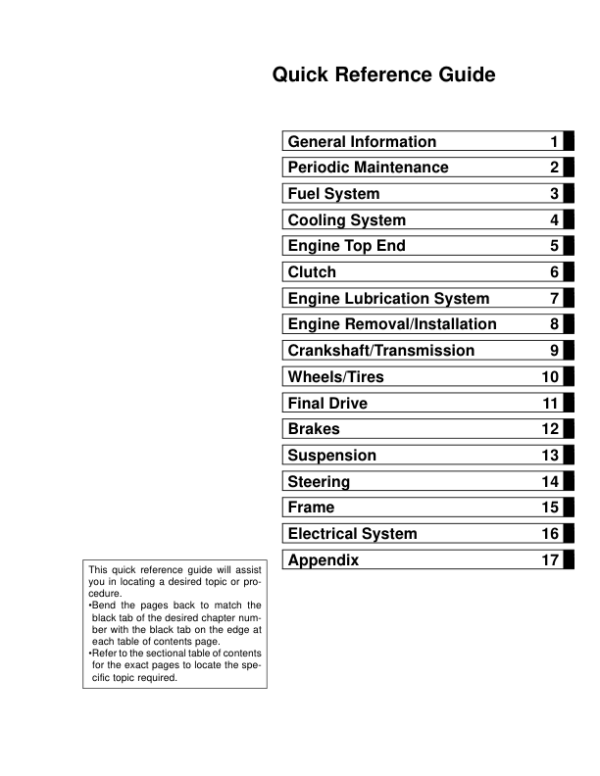 2009 kawasaki kx250f Manual - Image 3