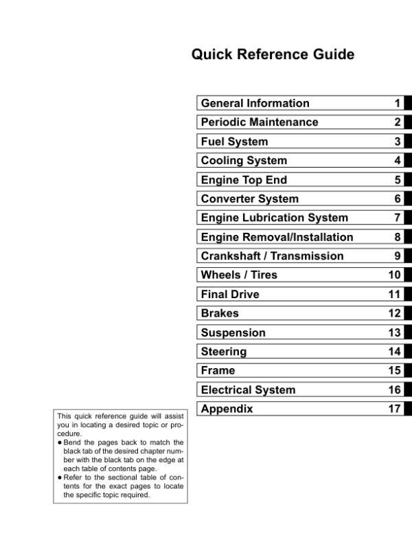 2004 Kawasaki KFX 700 V Force Manual - Image 3