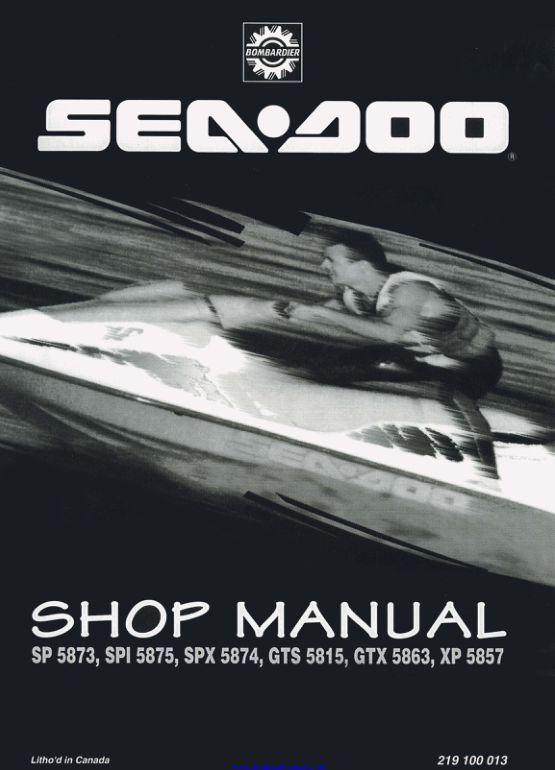 1995 SeaDoo  Manual