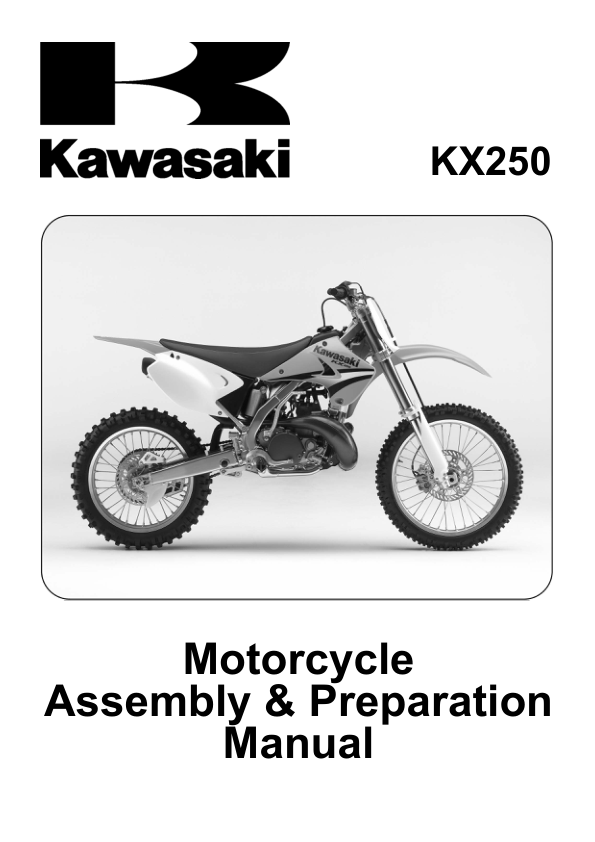 2005-2007 KX250 Manual