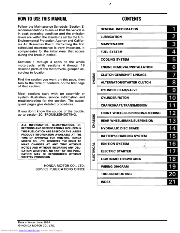 shadow vt600c vlx Manual - Image 3