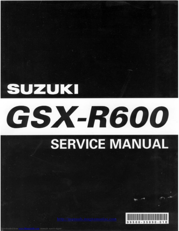 2004 gsxr600 Manual