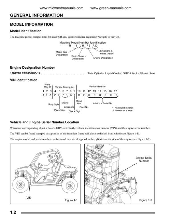 2011 RZR  Manual - Image 2