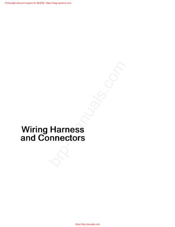 Wiring 13 Harness and Connectors Manual