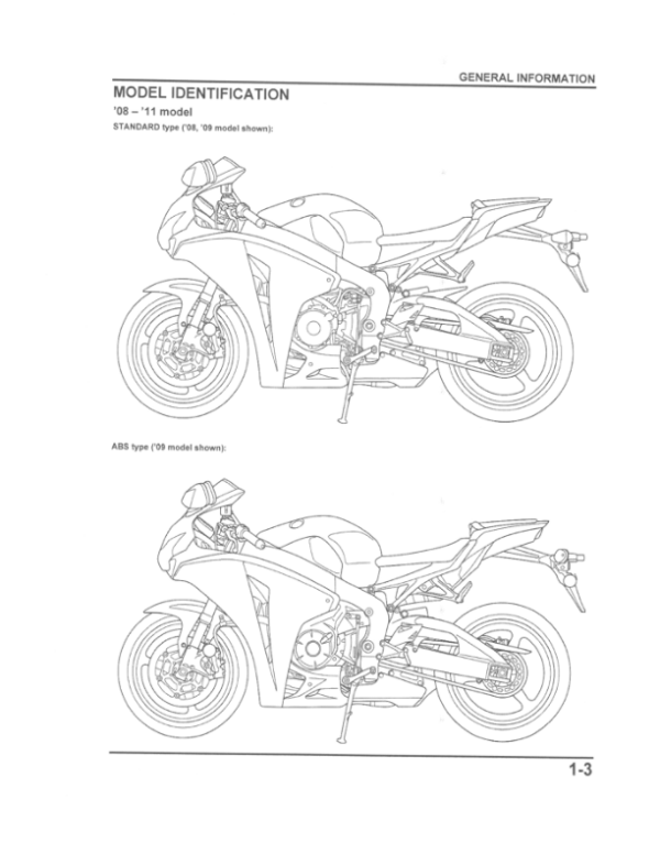 2008-2014 CBR1000RR Manual - Image 3