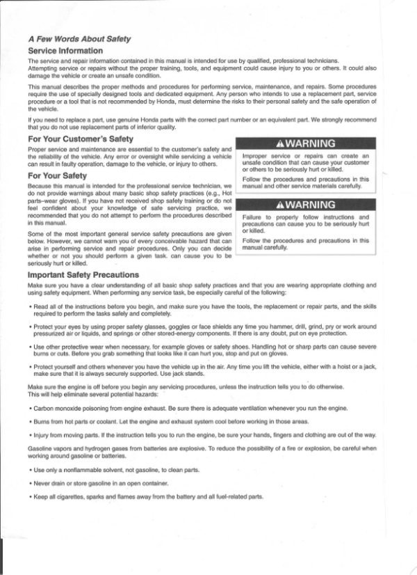 2003 ServiceManual TRX650FA Rincon650 Manual - Image 2