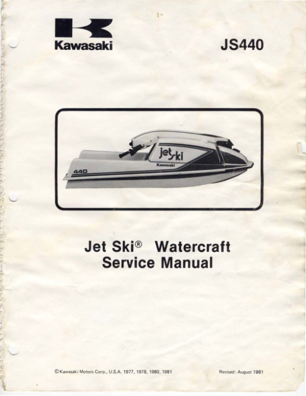 jet ski js440 Manual - Image 2