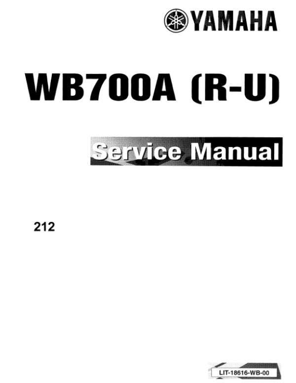 Yamaha WB700A (R U) WaveBlaster 93 to 96 Manual