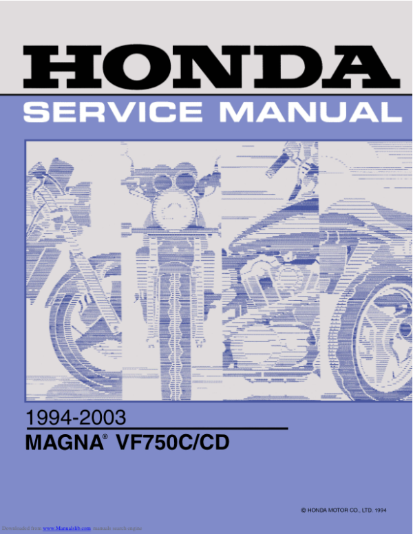 1994-2003 Honda magna vf750c Manual